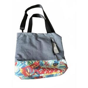 Rareform Cora Tote Laptop Bag Snap Closure Made From Recycled Materials